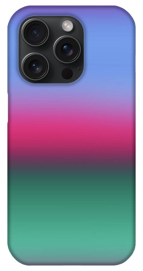 Pink Blue Green Gradient - Phone Case