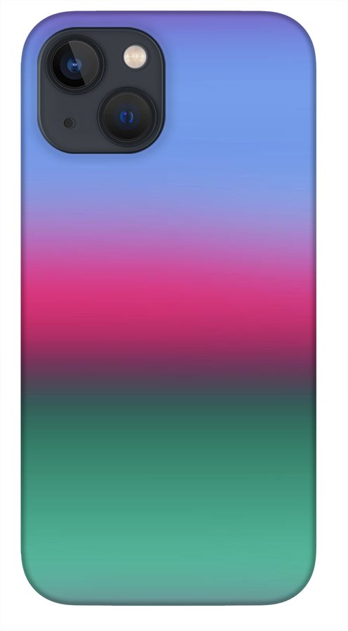 Pink Blue Green Gradient - Phone Case