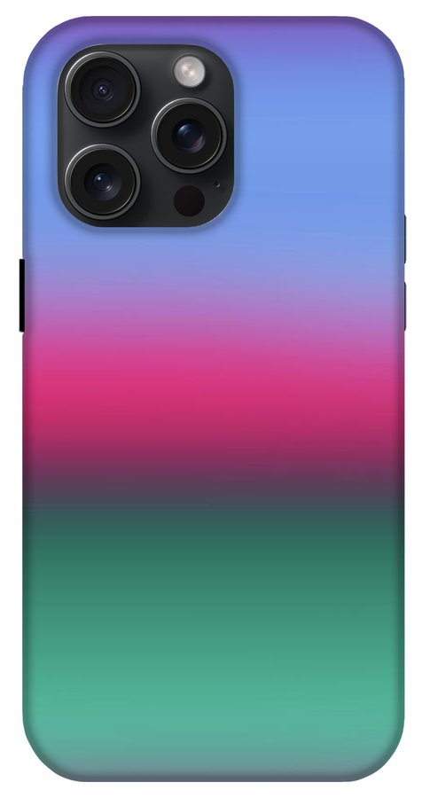 Pink Blue Green Gradient - Phone Case