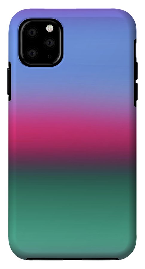 Pink Blue Green Gradient - Phone Case