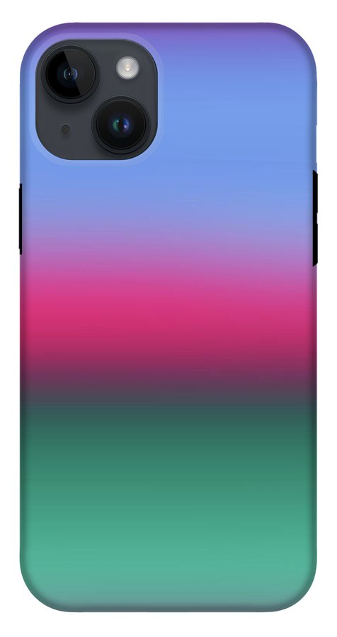 Pink Blue Green Gradient - Phone Case