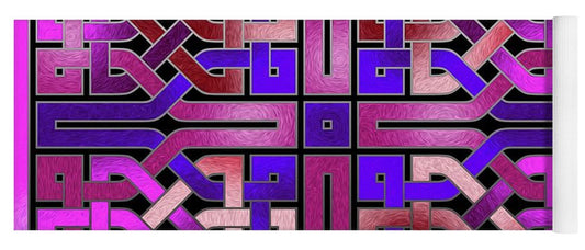 Pink Celtic Knot Square - Yoga Mat