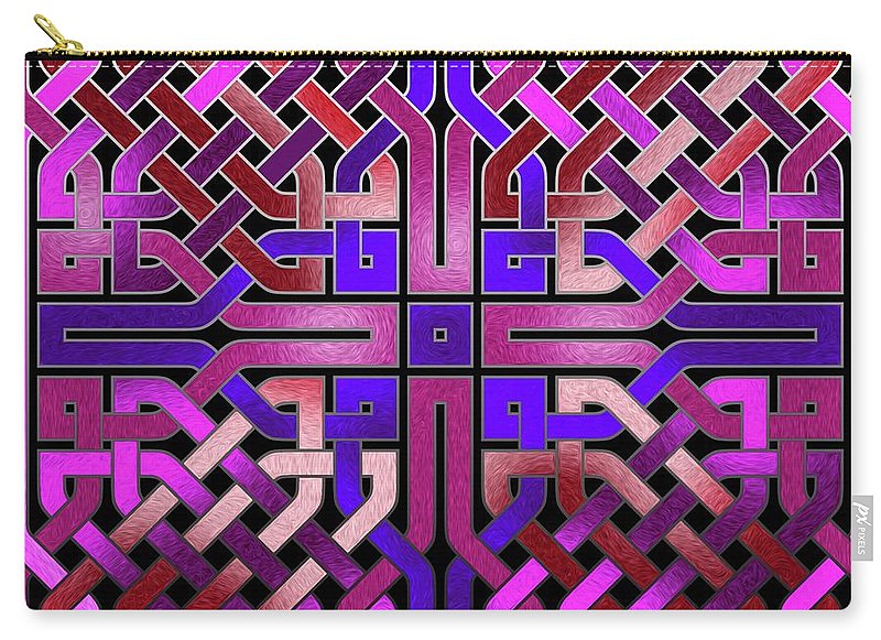 Pink Celtic Knot Square - Carry-All Pouch