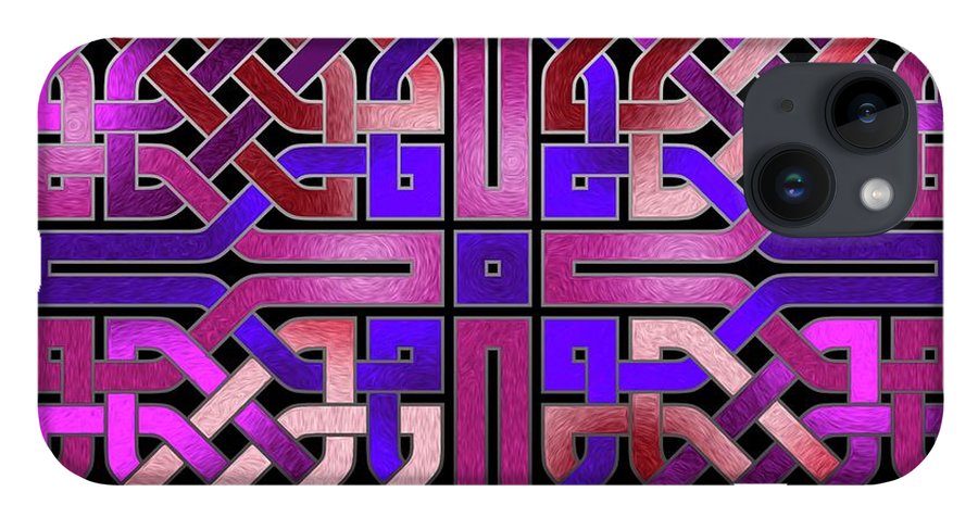 Pink Celtic Knot Square - Phone Case