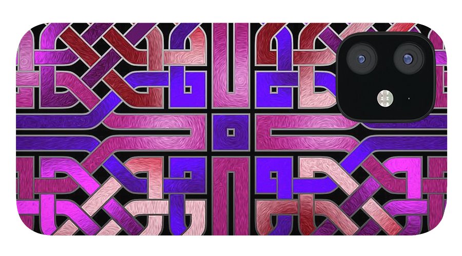 Pink Celtic Knot Square - Phone Case