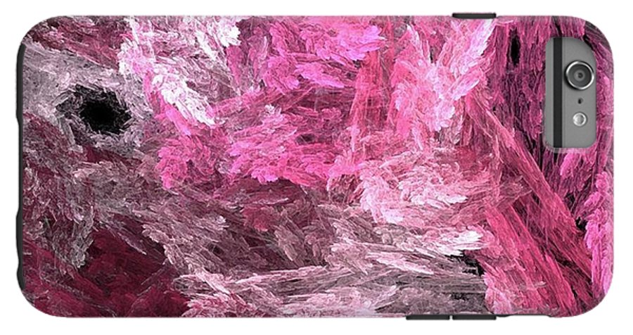 Pink Crystal Fractal - Phone Case