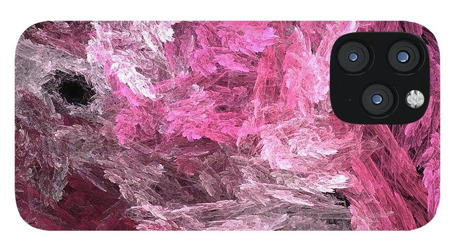 Pink Crystal Fractal - Phone Case