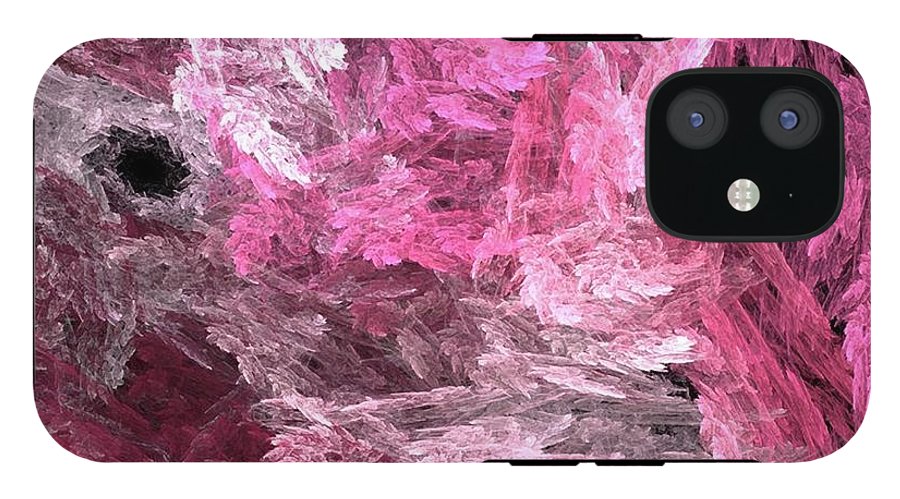 Pink Crystal Fractal - Phone Case