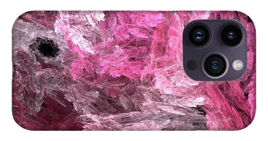 Pink Crystal Fractal - Phone Case