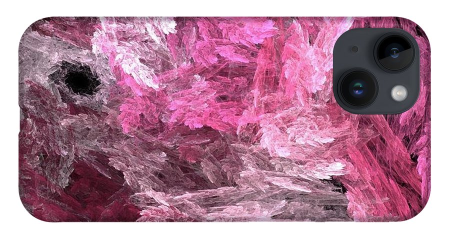 Pink Crystal Fractal - Phone Case