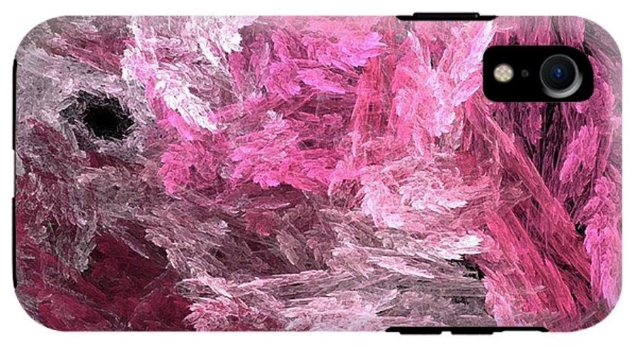 Pink Crystal Fractal - Phone Case