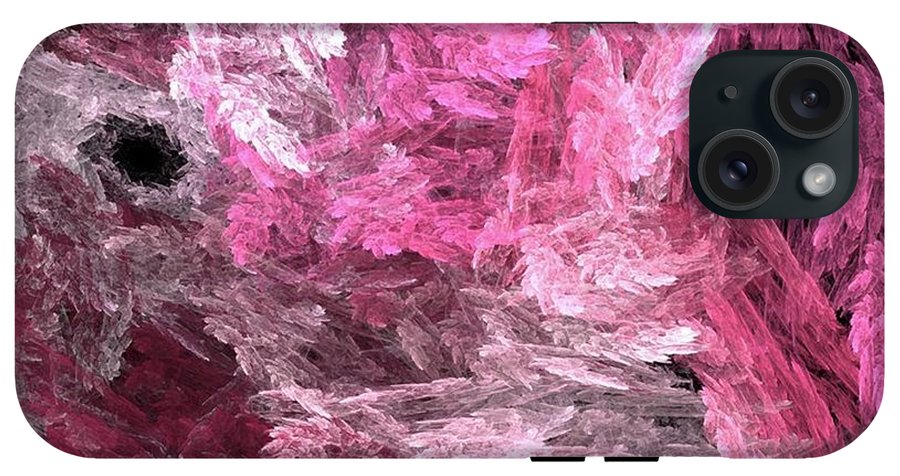 Pink Crystal Fractal - Phone Case