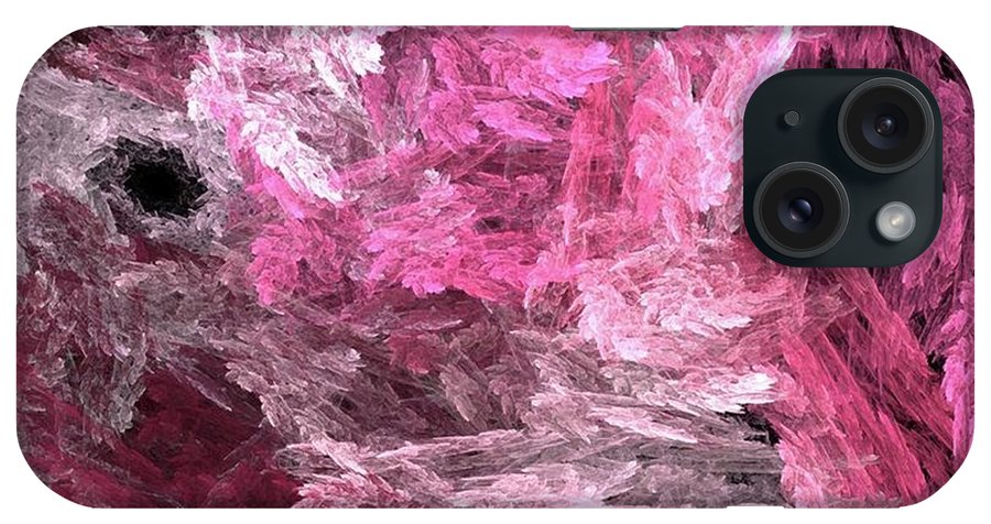 Pink Crystal Fractal - Phone Case