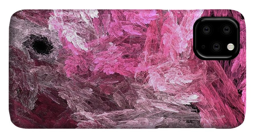 Pink Crystal Fractal - Phone Case