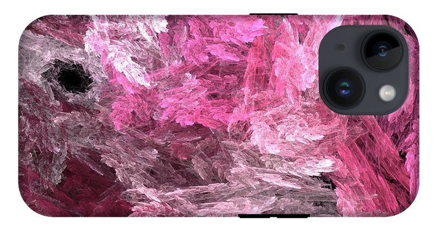 Pink Crystal Fractal - Phone Case