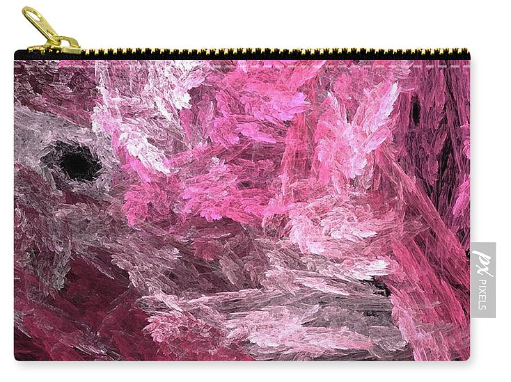 Pink Crystal Fractal - Carry-All Pouch