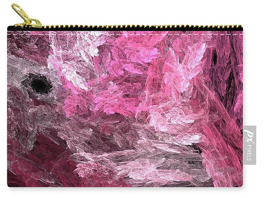 Pink Crystal Fractal - Carry-All Pouch