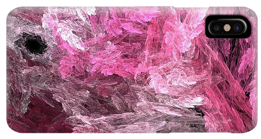 Pink Crystal Fractal - Phone Case