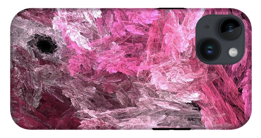 Pink Crystal Fractal - Phone Case