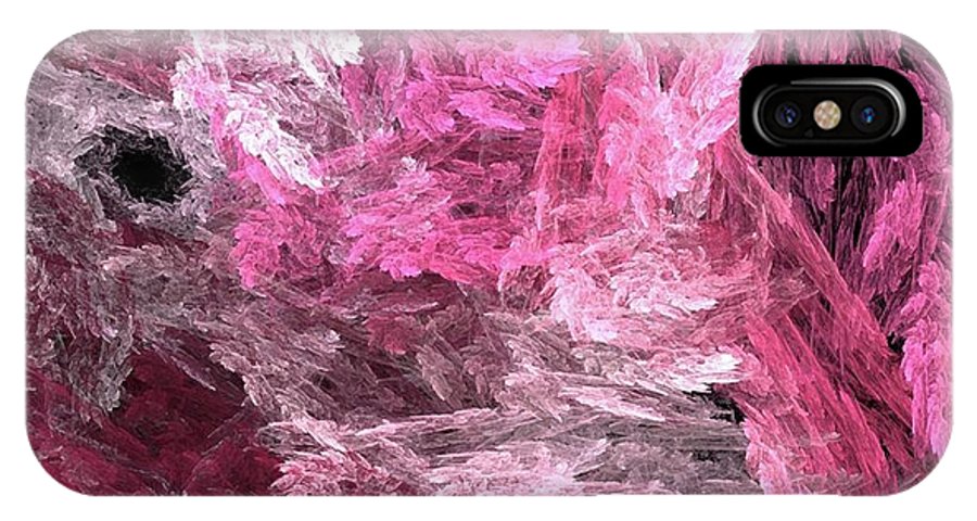 Pink Crystal Fractal - Phone Case
