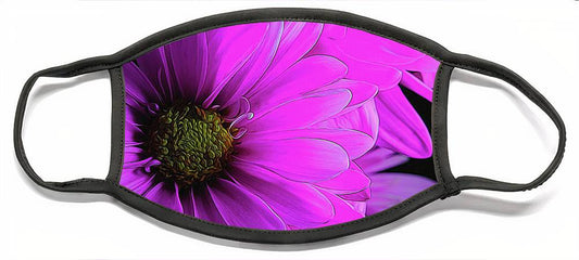 Pink Daisies - Face Mask