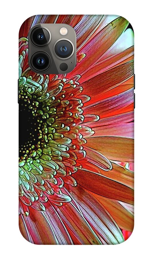 Pink Daisy Sideview - Phone Case
