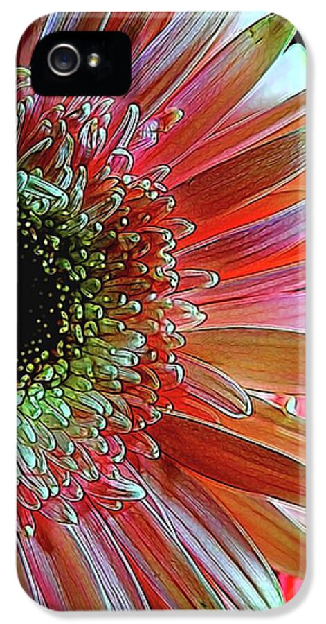 Pink Daisy Sideview - Phone Case