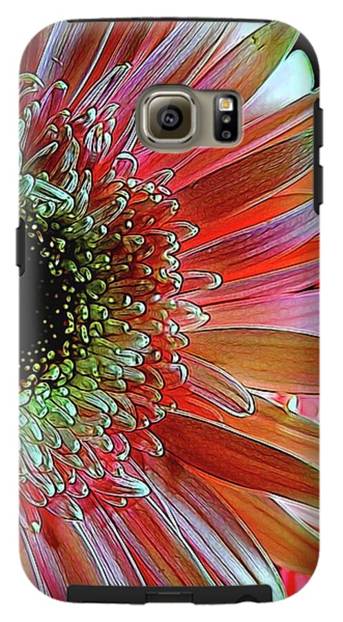Pink Daisy Sideview - Phone Case