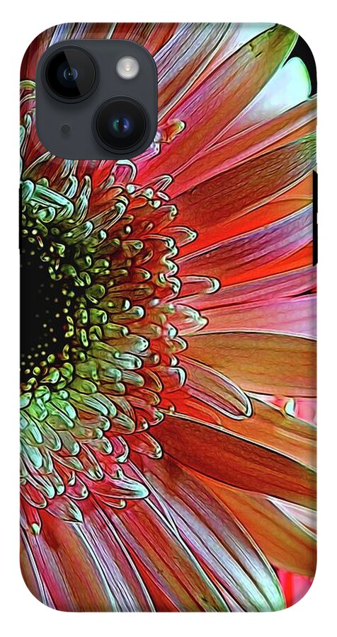 Pink Daisy Sideview - Phone Case