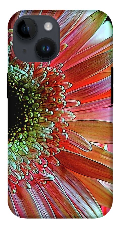 Pink Daisy Sideview - Phone Case