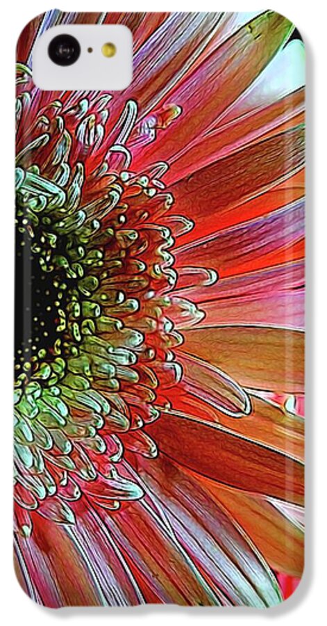 Pink Daisy Sideview - Phone Case