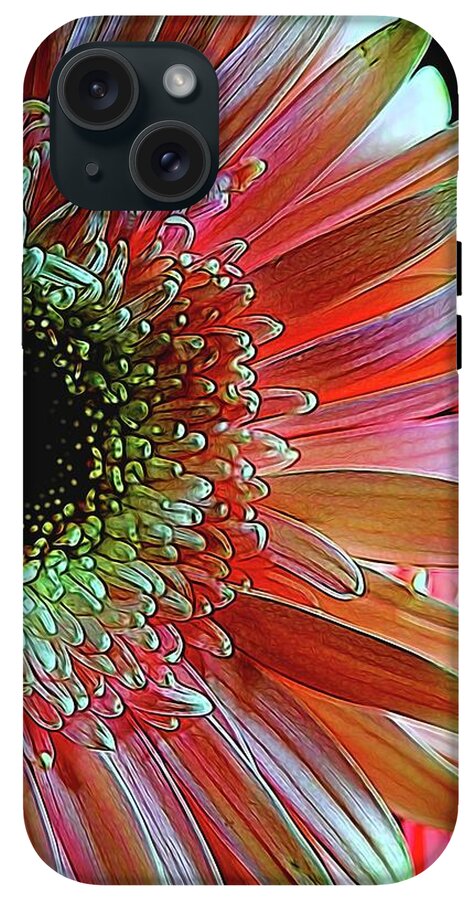Pink Daisy Sideview - Phone Case