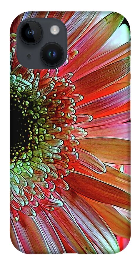 Pink Daisy Sideview - Phone Case
