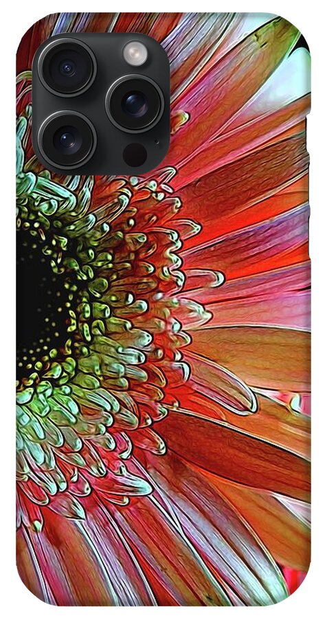 Pink Daisy Sideview - Phone Case