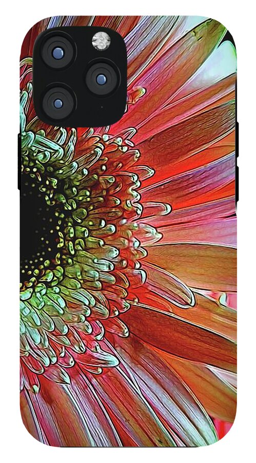 Pink Daisy Sideview - Phone Case