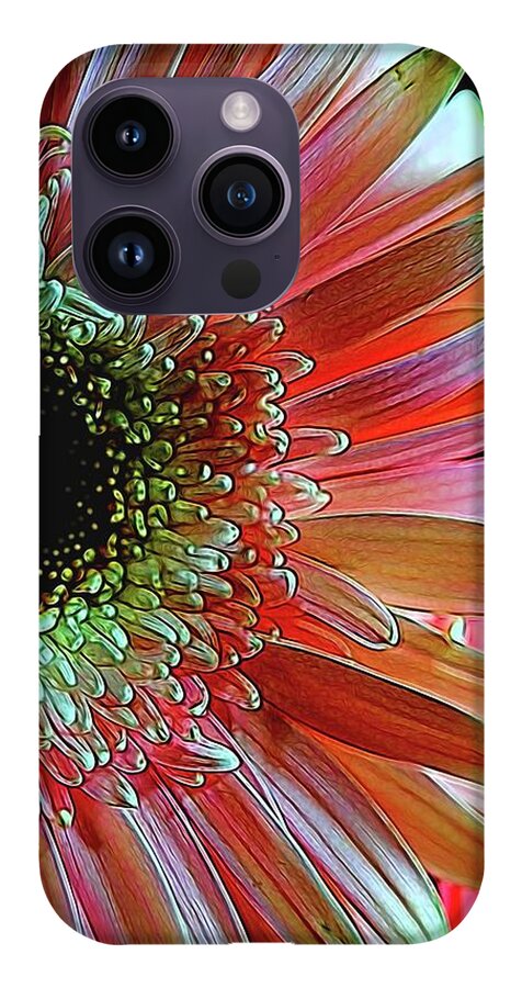 Pink Daisy Sideview - Phone Case