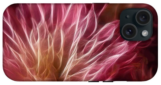 Pink Flower Lightning - Phone Case