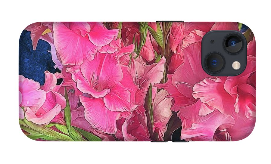 Pink Gladiolas - Phone Case