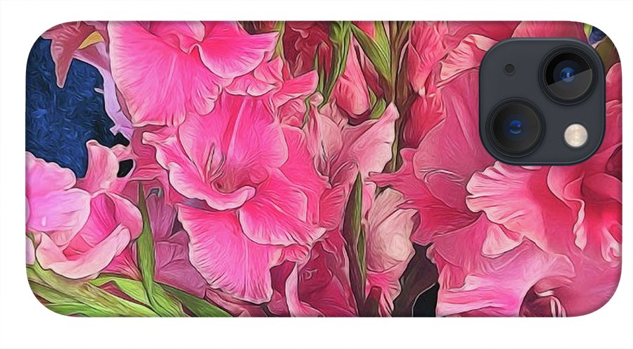 Pink Gladiolas - Phone Case