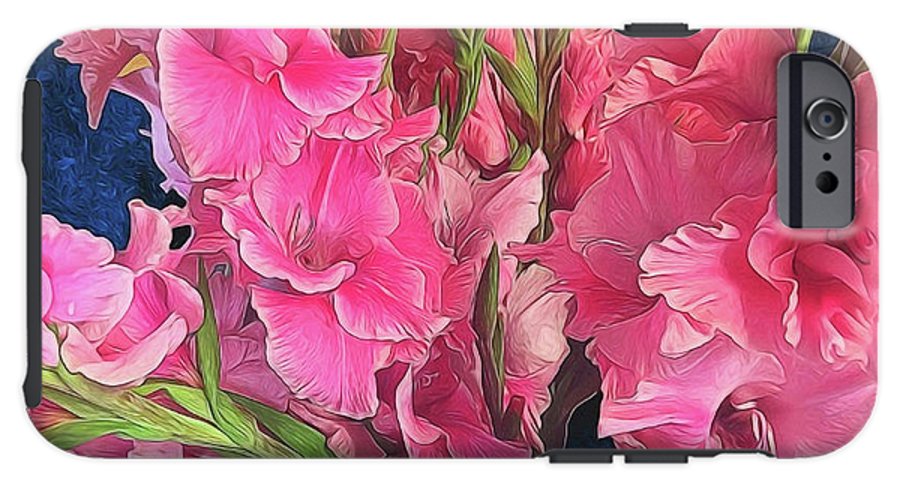 Pink Gladiolas - Phone Case