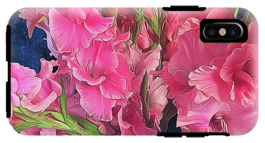 Pink Gladiolas - Phone Case