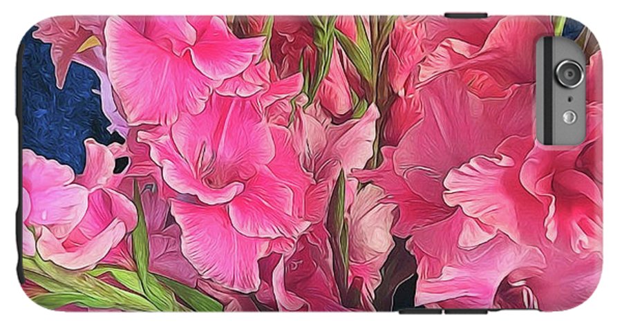 Pink Gladiolas - Phone Case