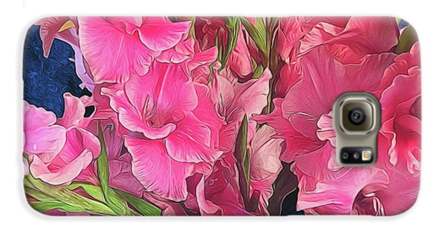 Pink Gladiolas - Phone Case