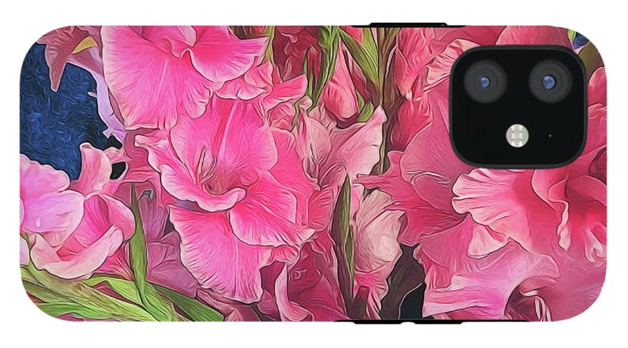 Pink Gladiolas - Phone Case