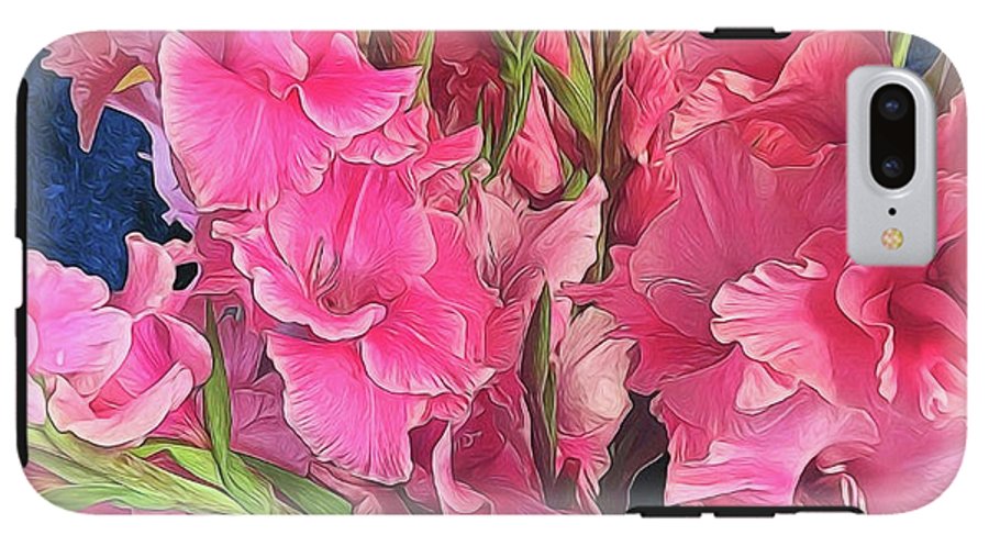 Pink Gladiolas - Phone Case
