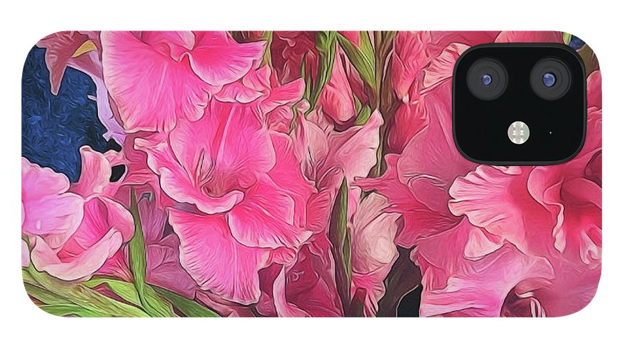 Pink Gladiolas - Phone Case