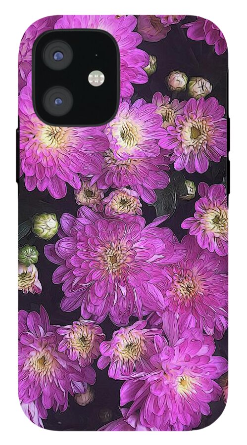 Pink Mums Garden - Phone Case