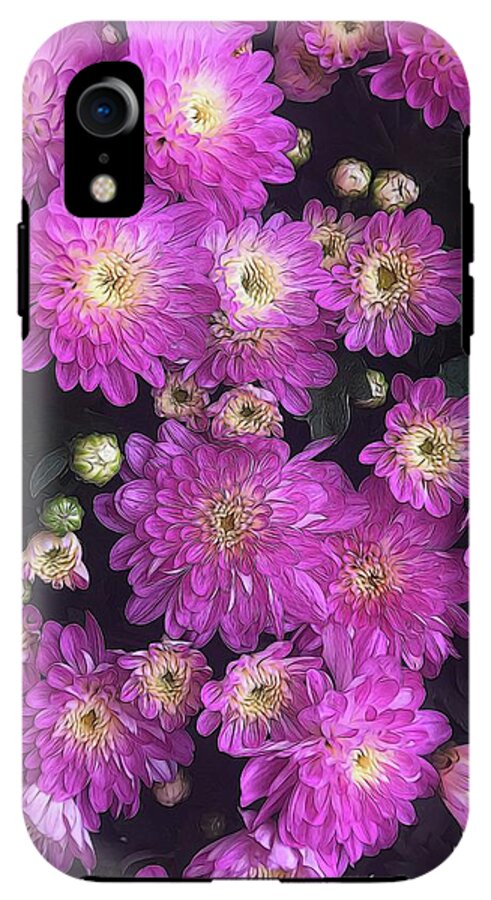 Pink Mums Garden - Phone Case