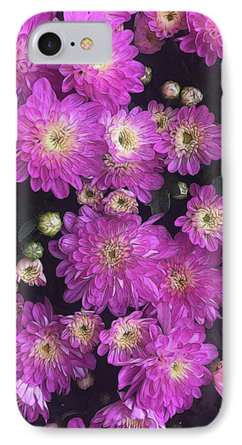 Pink Mums Garden - Phone Case