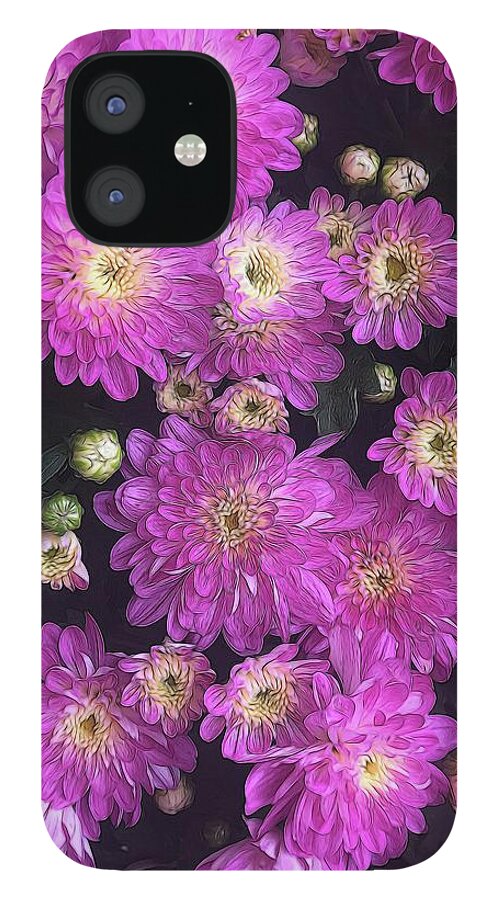 Pink Mums Garden - Phone Case